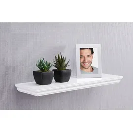 Intertrade Wandboard 60 x 19,5 x 3,8 cm Weiß