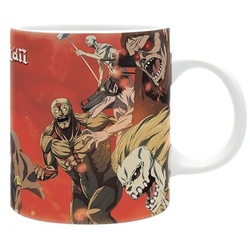 ATTACK ON TITAN Tasse 320 ml - Kampfsequenz Staffel 4