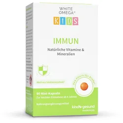 Vitamine für Kinder Immunsystem - WHITE OMEGA® Kids Immun 90 Stück / 1 Monat