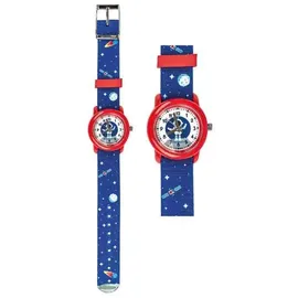 bb-Klostermann Astronaut Gehäusebreite 0 mm Stoffarmband Blau