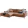 KAWOLA Ecksofa Cara Cord Recamiere links rost