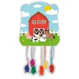 CONVER PARTY Piñata Farm Animals - Partyartikel - Kinderpartys, Geburtstage und Feiern - Dekoration 33 x 28 cm