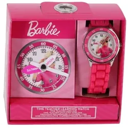 Otto Simon Barbie Time Teacher Lernuhr pink