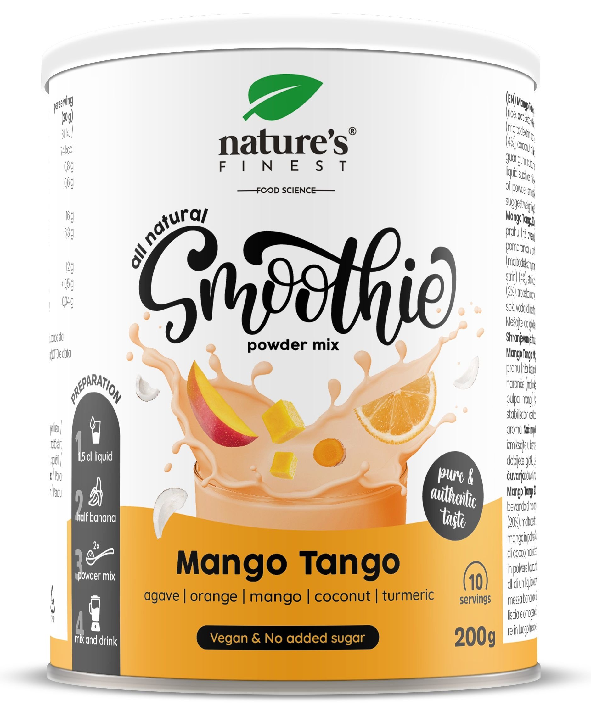 Nature's Finest Smoothie Mango Tango 150 g