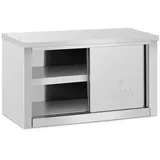 Royal Catering Edelstahl Hängeschrank - 900 x 400 x 500 mm - 60 kg Tragkraft pro Fach -