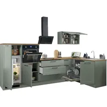 BASIC by Balculina Winkelküche Marsi L-Form 320 cm grün