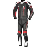 BÜSE Tormo Damen 2-Teiler Motorrad Lederkombi, schwarz-rot, Größe 36
