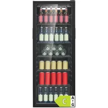 Bomann KSG 7292 Getränkekühlschrank (236 l, 1430 mm hoch, Schwarz)
