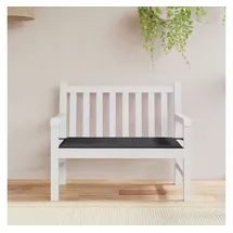 vidaXL Gartenbankauflage 120 x 50 x 4 cm schwarz 1 St.