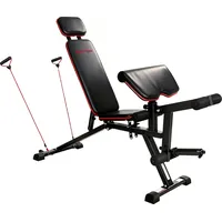 sportnow Hantelbank verstellbar bis 300 kg Schwarz