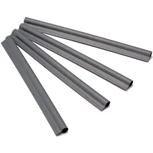 Haga HaGa® Abschlussleiste 100 Stück - Abschlussschiene für PE-Sichtschutzstreifen in anthrazit - Befestigungsclips