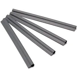 Haga HaGa® Abschlussleiste 100 Stück - Abschlussschiene für PE-Sichtschutzstreifen in anthrazit - Befestigungsclips