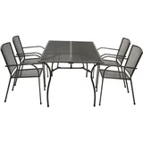 FRG Garnitur Streckmetall anthrazit