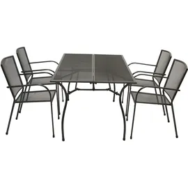 FRG Garnitur Streckmetall anthrazit