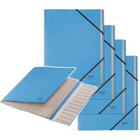Leitz Recycle Ordnungsmappe A4, 4er Pack, Projektmappe mit 12