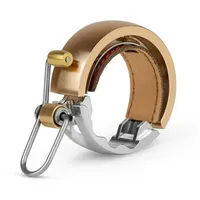 Knog Oi Luxe Fahrradklingel Large messing 23,8 - 31,8 mm