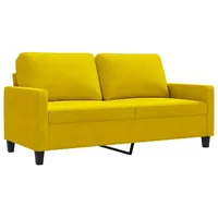VidaXL 2-Sitzer-Sofa Gelb 140 cm Samt