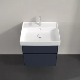 Villeroy & Boch Waschtischunterschrank 2 Auszüge 55,4 x 54,6 x 44,4 cm Marine Blue/Volcano Black