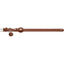 Hunter Halsband Viborg mit Halter für Apple AirTag 45 cm Cognac