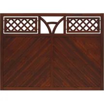 Andrewex Vorgartenzaun 180 x 135 cm Braun/Holz