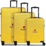 Tonino Lamborghini Bologna Koffer-Set 3-tlg. gelb