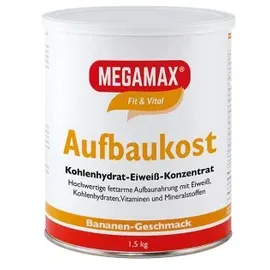 MEGAMAX Aufbaukost Banane Pulver 1500 g
