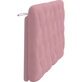 vidaXL Kopfteil-Kissen Rosa 140 cm Samt