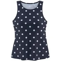 LASCANA Bade-Shirt Damen Blau/Weiß 44/46