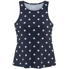 LASCANA Bade-Shirt Damen Blau/Weiß 44/46