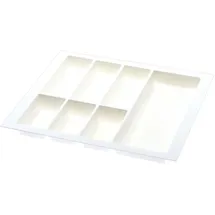 Agoform Besteckeinsatz Classico Kürzbar 490 x 540 x 50,5 mm Kunststoff Weiß