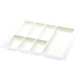 Agoform Besteckeinsatz Classico Kürzbar 490 x 540 x 50,5 mm Kunststoff Weiß