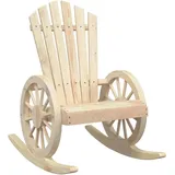 vidaXL Adirondack-Schaukelstuhl Massivholz Tanne