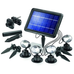 esotec LED Gartenleuchte Esotec Solarspot“Quattro Power“ 102142
