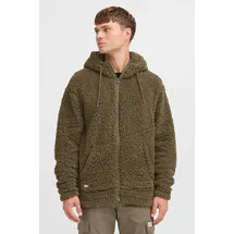 11 Project Fellimitatjacke Herren Grün XXL