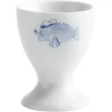 Kahla 207401A00612X Ahoi Marie Eierbecher mit Fuß Fischschwarm