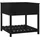vidaXL Pflanzkübel mit Ablage 82 x 82 x 81 cm Schwarz