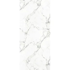 BREUER Duschrückwand Soft-Touch Marmor schwarz / weiß 100x255x0,3 cm