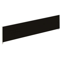 PAPERFLOW Tischtrennwand, schwarz 160,0 x 33,0 cm