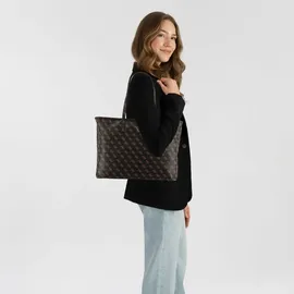 GUESS Shopper Power Play II Large Tech Tote Brown Logo