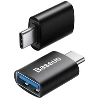 Baseus Ingenuity Series Steckeradapter USB Typ C auf USB-A adapter OTG (Black) USB-Hubs - 1 Schwarz