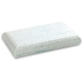 letti moderni Kopfkissen Classic Gel Latex Weiß 40x60 cm