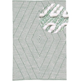 carpetfine Teppich »Kelim Durry«, rechteckig, grün