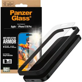Panzer Glass PanzerGlass® Anti-Reflective Armor Displayschutz iPhone 17; 16 Pro m. EasyAligner