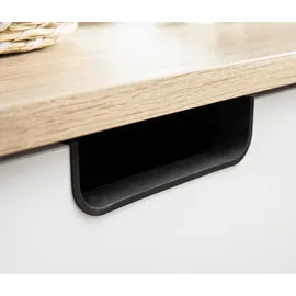 Schildmeyer Emmik Stauraumschrank 30,3 x 88,1 x 32,6 cm Weiß/Eiche