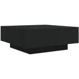 vidaXL Couchtisch Schwarz 80x80x31 cm Holzwerkstoff