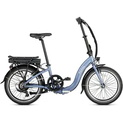 Popal E-Folt 1.0 Elektro-Faltrad - Hinterradmotor - 420 Wh - 6 Gänge - Blau One Size