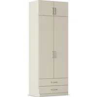 Rauch Wäscheschrank GAMMA 91 x 248 x 54 cm Beige