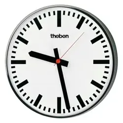Theben 5009241 KNX Nebenuhr, einseitige Wanduhr OSIRIA 241 BR KNX
