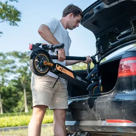 Mega Motion E-Scooter schwarz/orange