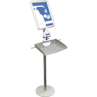 Magnetoplan Desinfektionsmittel-Station mit Klapprahmen